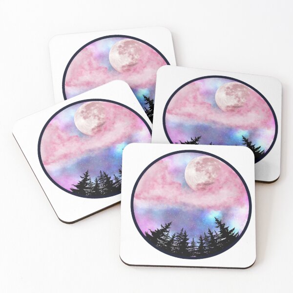 Item preview, Pink moon forest designed and sold by Astrodead.