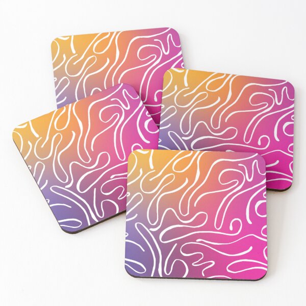 Item preview, Gradient yellow pink purple pattern designed and sold by Shineyarts.
