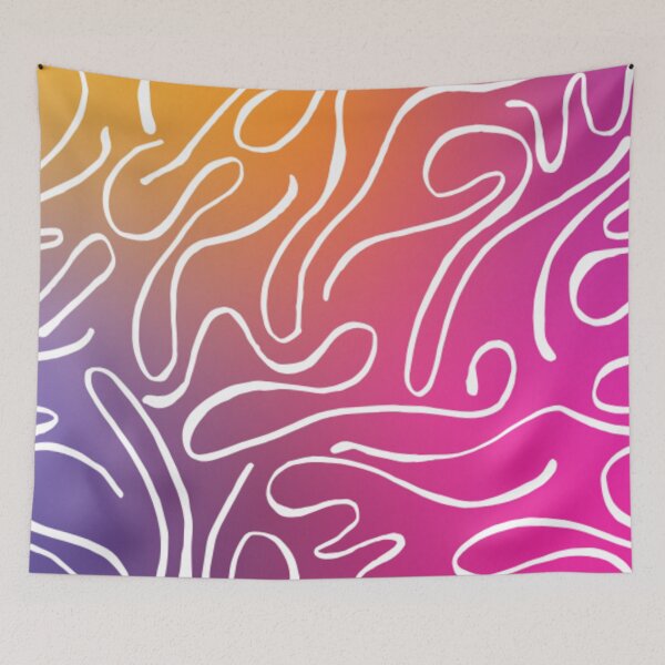 Item preview, Gradient yellow pink purple pattern designed and sold by Shineyarts.