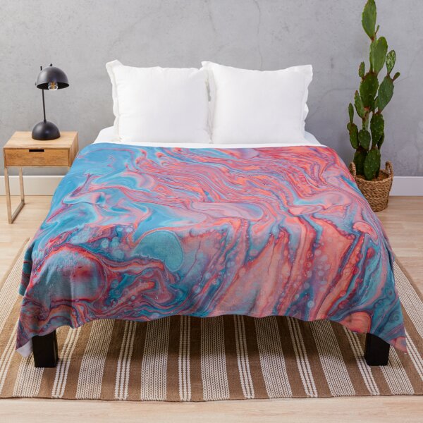 Item preview, Red and Blue Abstract Pattern designed and sold by Lemon Merch.