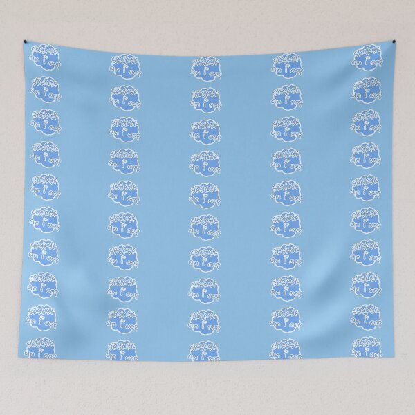 Item preview, vsco girl scrunchie blue designed and sold by marissajean8.