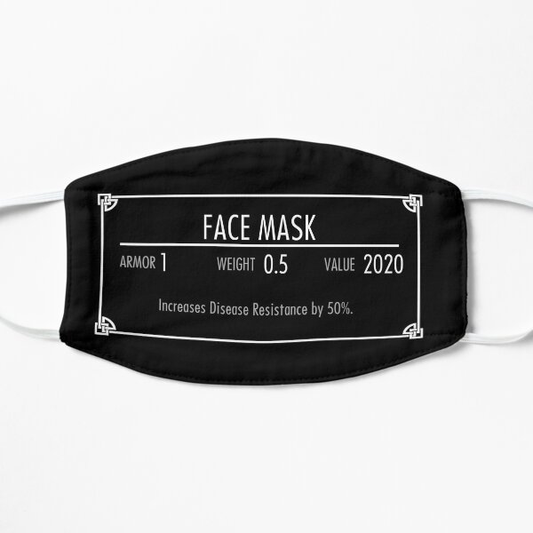 Video Game Face Mask Flat Mask