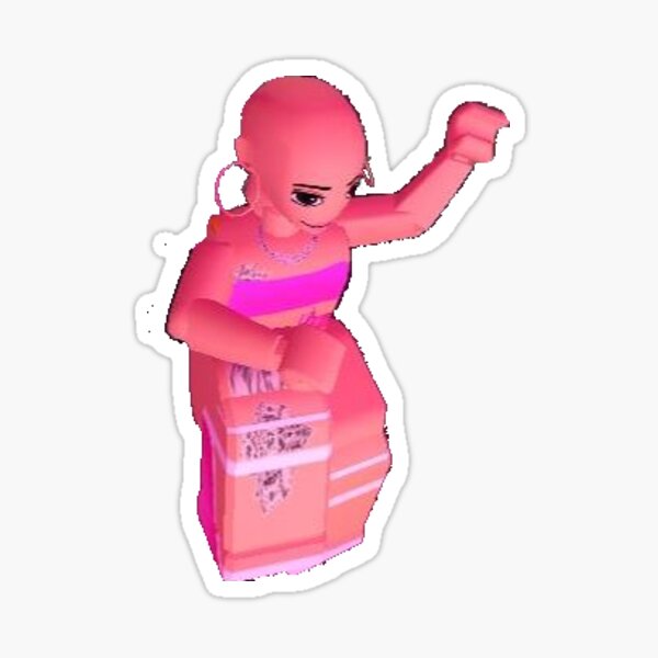 Roblox Baddie Dancing Sticker By Ewidrig24 Redbubble - aesthetic roblox outfit baddie them