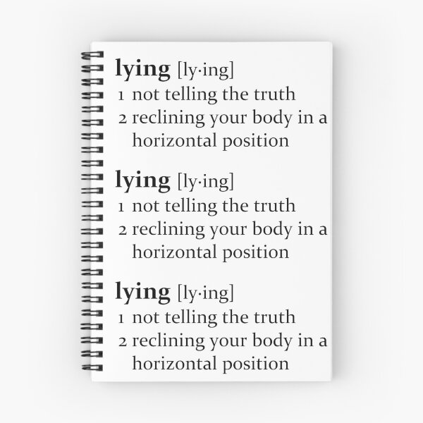 Item preview, That depends on how you define lying. designed and sold by NemJames.