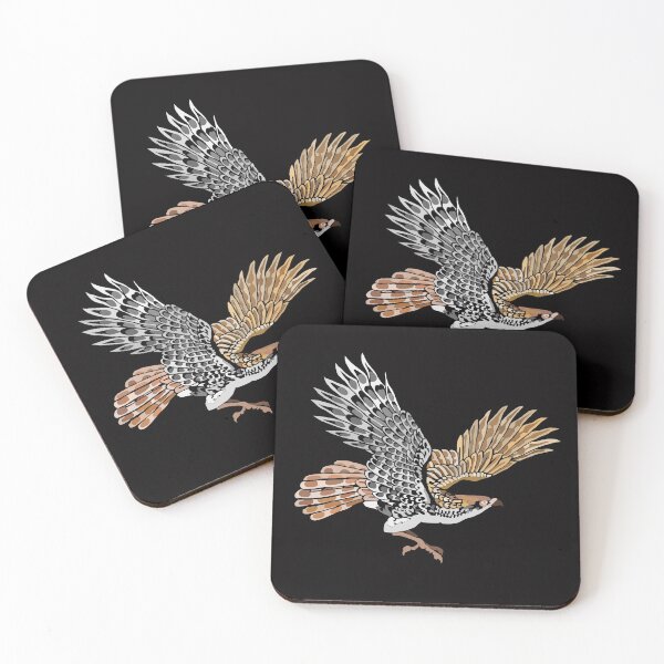 Item preview, Red Tailed Hawk, Japanese Style Hawk, Hawk Tattoo designed and sold by kellymavis.