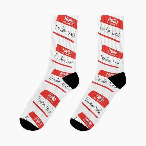 Item preview, Hello my name is 'Fandom Trash' designed and sold by NemJames.