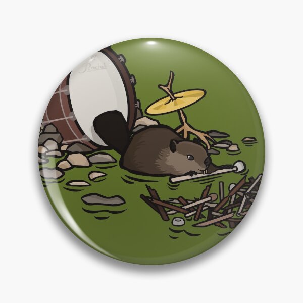 Item preview, Bass Drum Beaver  designed and sold by rachelmel1.
