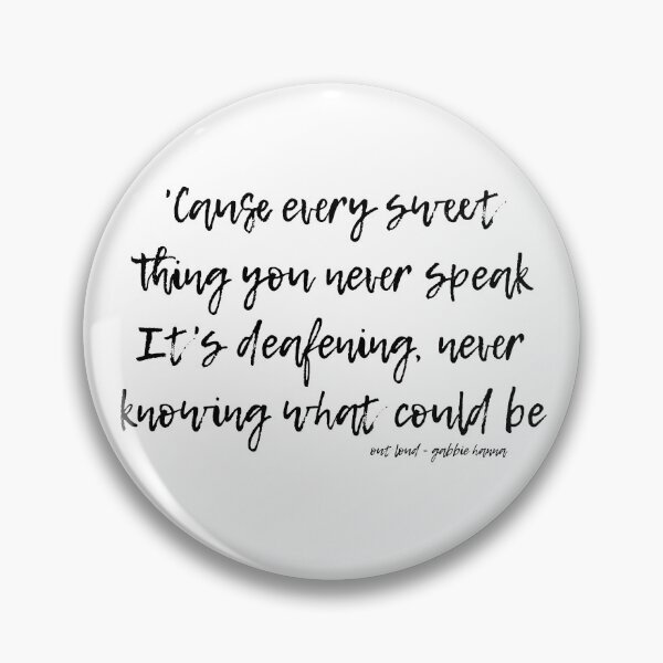 Item preview, Out Loud By Gabbie Hanna (thegabbyshow) Typography designed and sold by artsydoodles.