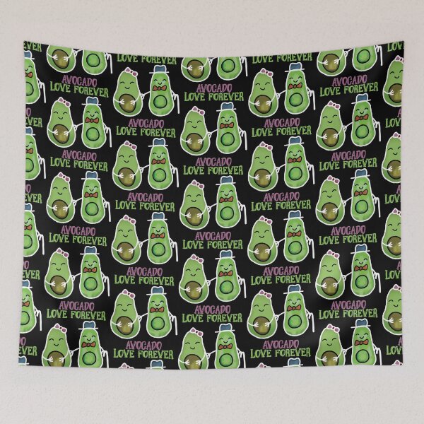 Artikelvorschau, Avocado-Liebe für immer, lustiges Design für Ehemann und Ehefrau – weiß entworfen und verkauft von Hurriyyatee.