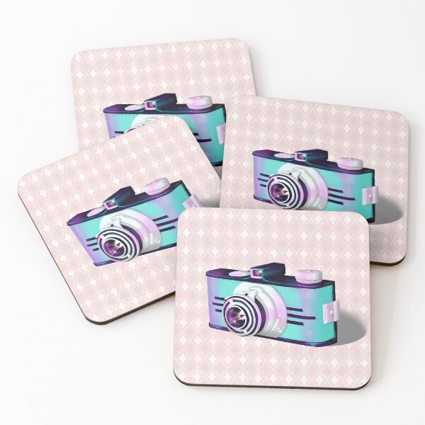 Item preview, Blue Vintage Camera designed and sold by CatAstrophe.