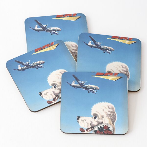 Item preview, Lai Italian Airlines vintage travel poster designed and sold by stickart-marek.