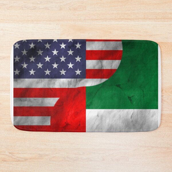 Item preview, USA and United Arab Emirates UAE Dual Flag Yin Yang Combination designed and sold by ockshirts.