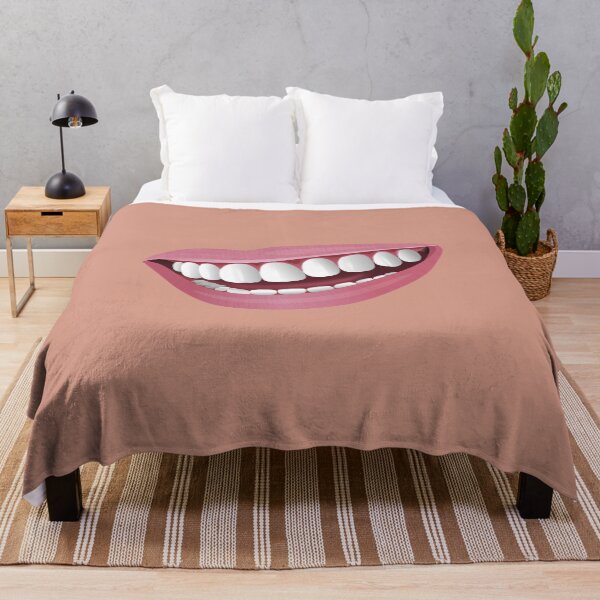 Item preview, Real Funny Smiling White Cotton Masks designed and sold by Ouais  Malak.