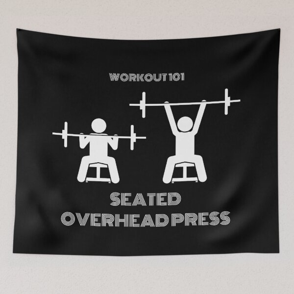 Item preview, Seated Overhead Press (Workout 101) designed and sold by BofflingDesigns.