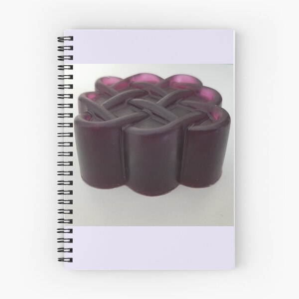 Item preview, Black Lilac Soap in Celtic Pattern Photo designed and sold by f2error.