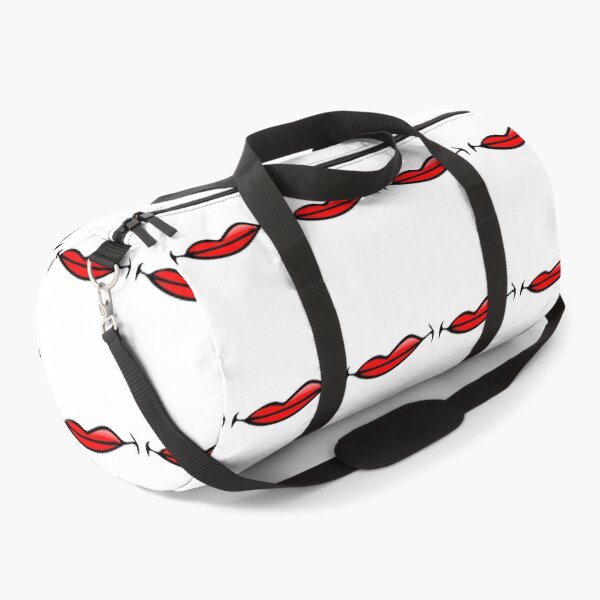 Item preview, Red Lips Funny Smiling White Cotton Masks designed and sold by Ouais  Malak.