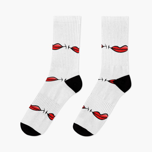 Item preview, Red Lips Funny Smiling White Cotton Masks designed and sold by Ouais  Malak.