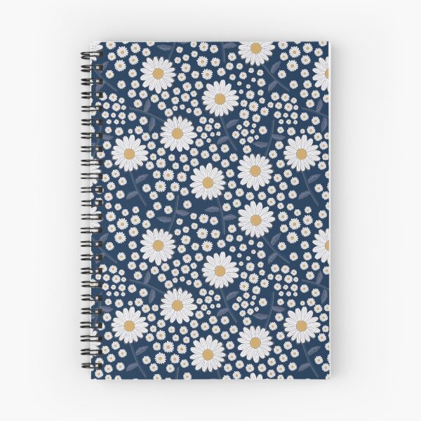 Item preview, Daisy Flower Navy designed and sold by cerisierstudio.