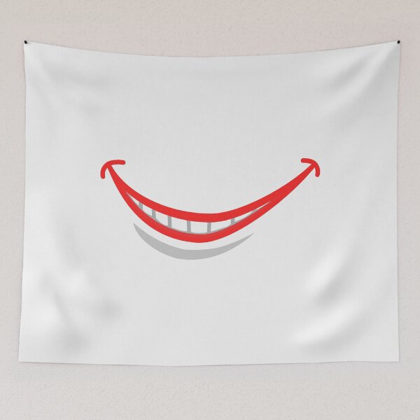 Item preview, Funny Smiling White Cotton Masks , Red Lips designed and sold by Ouais  Malak.