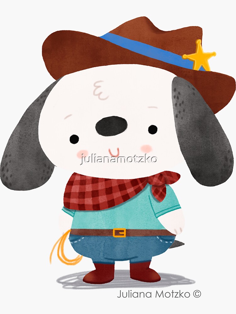 Ted The Dog Sheriff by julianamotzko