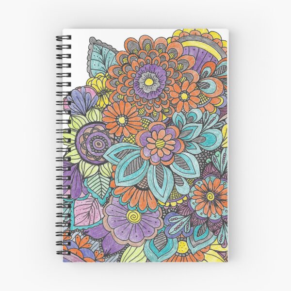 Item preview, Flores de otoño de tinta de otoño y dibujo a lápiz de color designed and sold by CrystalRaen.
