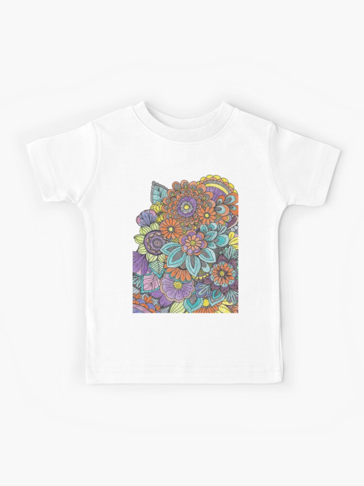 Flowers drawing Kids T-Shirt