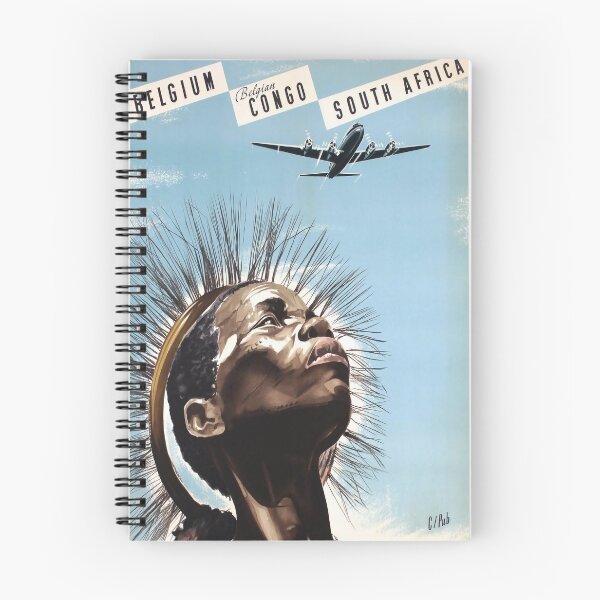 Item preview, Belgium Congo Soth Africa vintage travel poster designed and sold by stickart-marek.