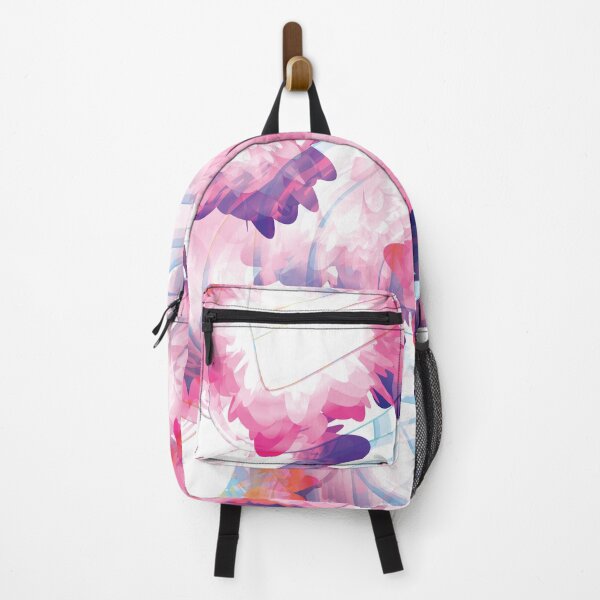 Item preview, Abstract Pink & Violet Flower Pattern designed and sold by chrismanubag.