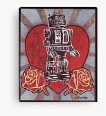 Robot love 1 Canvas Print