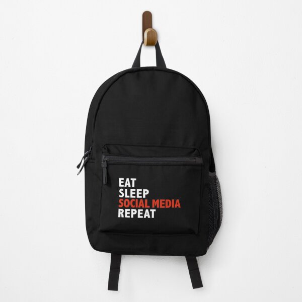 Item preview, Eat Sleep Social Media Repeat Influencer Blogger designed and sold by losttribe.