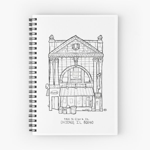 Item preview, Chicago Small Building #7 - Andersonville (Black and White) designed and sold by chaszmathieu.