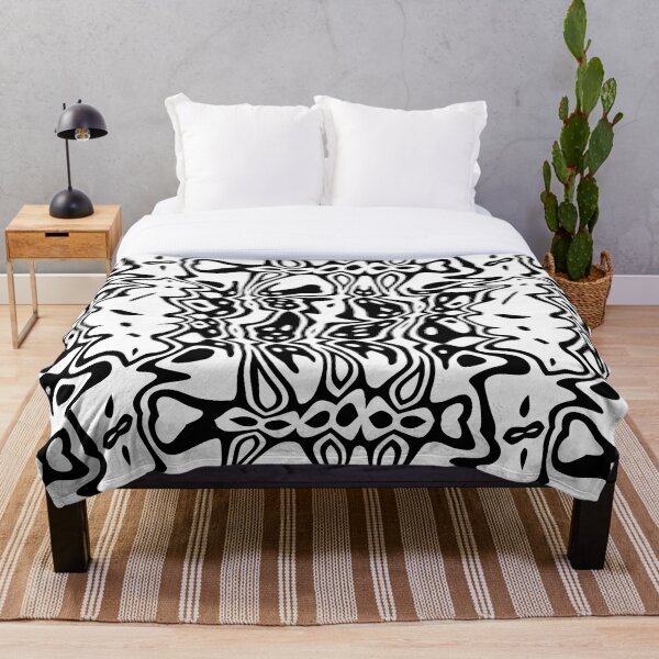 Item preview, Abstract Black and White Unique Pattern designed and sold by RootSquare.