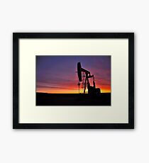 Sunrise near Sidney Montana Framed Print