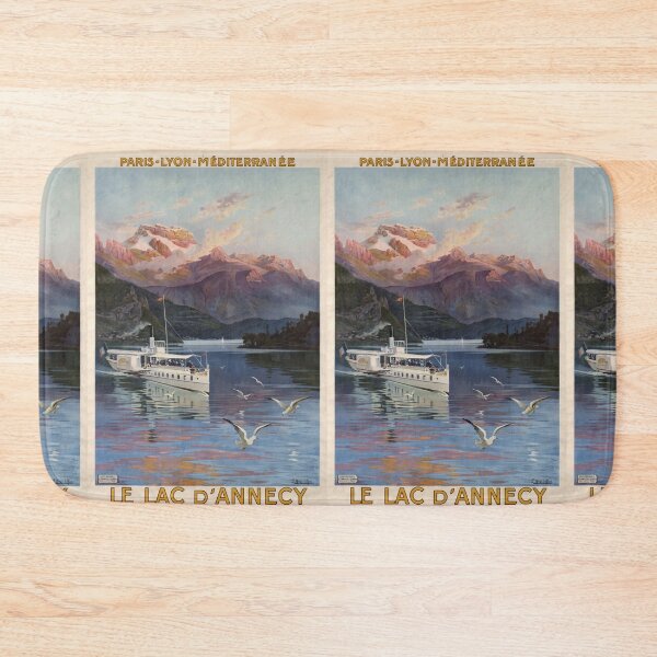 Item preview, PLM Lac Annecy vintage travel poster designed and sold by stickart-marek.