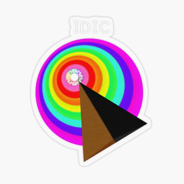 IDIC, Y'all. Transparent Sticker