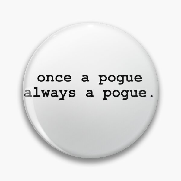 Item preview, once a pogue always a pogue designed and sold by stickerdesignss.