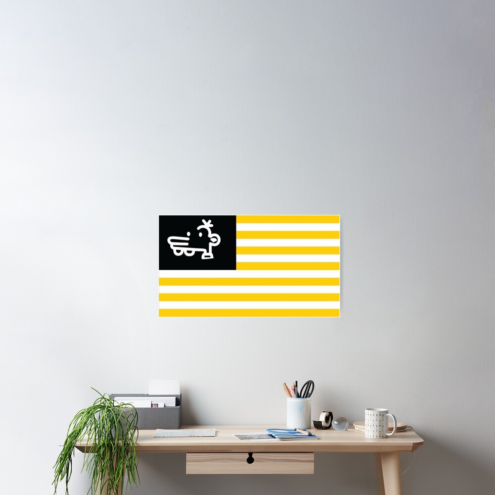 Manny Heffley Flag Gen Z American Tiktok Poster