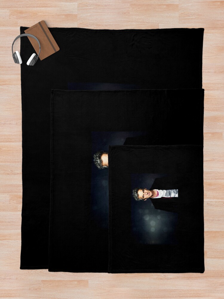 Alternate view of It's the Eyebrows Throw Blanket