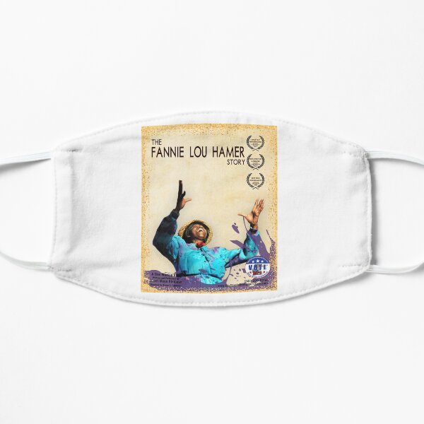 Fannie Lou Hamer Story Pastel and Purple Poster Mask