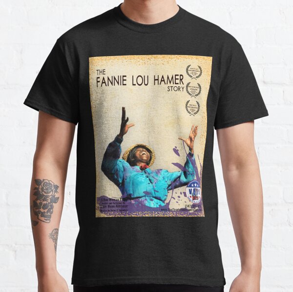 Fannie Lou Hamer Story Pastel and Purple Poster Classic T-Shirt