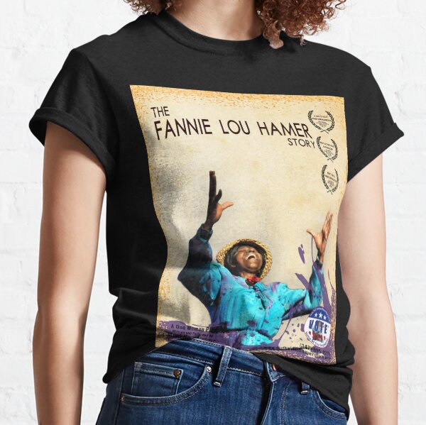 Fannie Lou Hamer Story Pastel and Purple Poster Classic T-Shirt