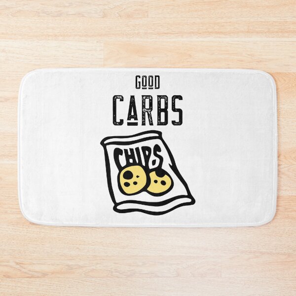 Item preview, Good Carbs. Chips. Funny Food. Light background. designed and sold by shirtdan.