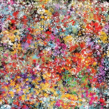 Artwork thumbnail, Colorfields Flower Colorful by MagicJohnson22