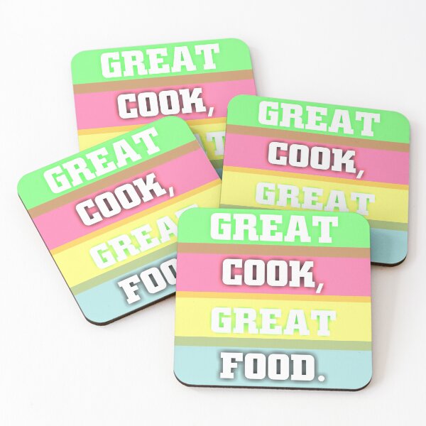 Item preview, Great Cook, Great Food Awesome Text Designs designed and sold by Aldrin Capco.