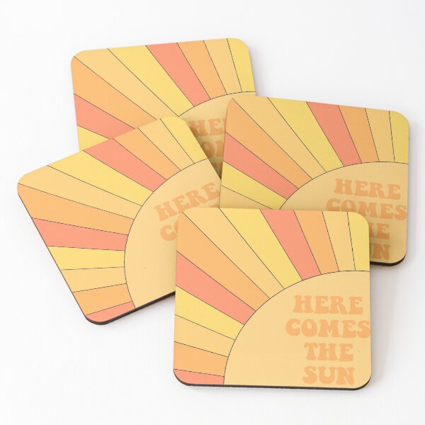 Item preview, HERE COMES THE SUN Beatles Sunshine Square Dimensions designed and sold by krh327.