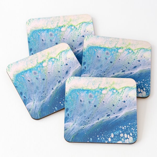 Item preview, Ocean Foam Acrylic Pour Painting designed and sold by Ashley Branstetter.