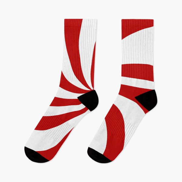 Item preview, ugliest 1980s Merry Xmas red white swirls Christmas Candy Cane  designed and sold by LEILA ART SPACE.