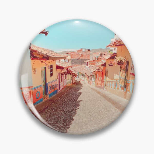 Item preview, Road Between Houses Under Blue Sky designed and sold by Savleub.