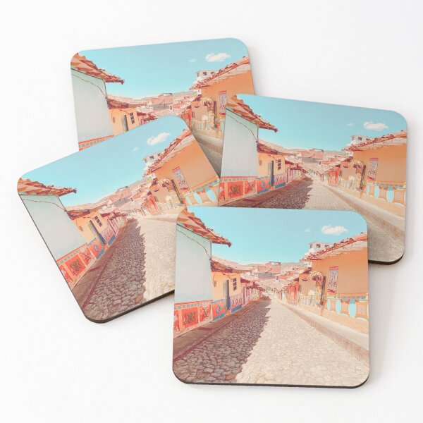 Item preview, Road Between Houses Under Blue Sky designed and sold by Savleub.