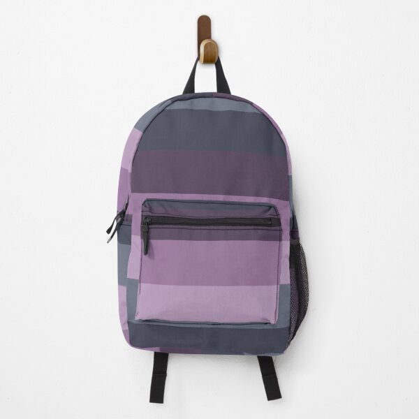 Item preview, preppy Girly Pattern Grey Salte Blue Ombre purple stripes designed and sold by LEILA ART SPACE.